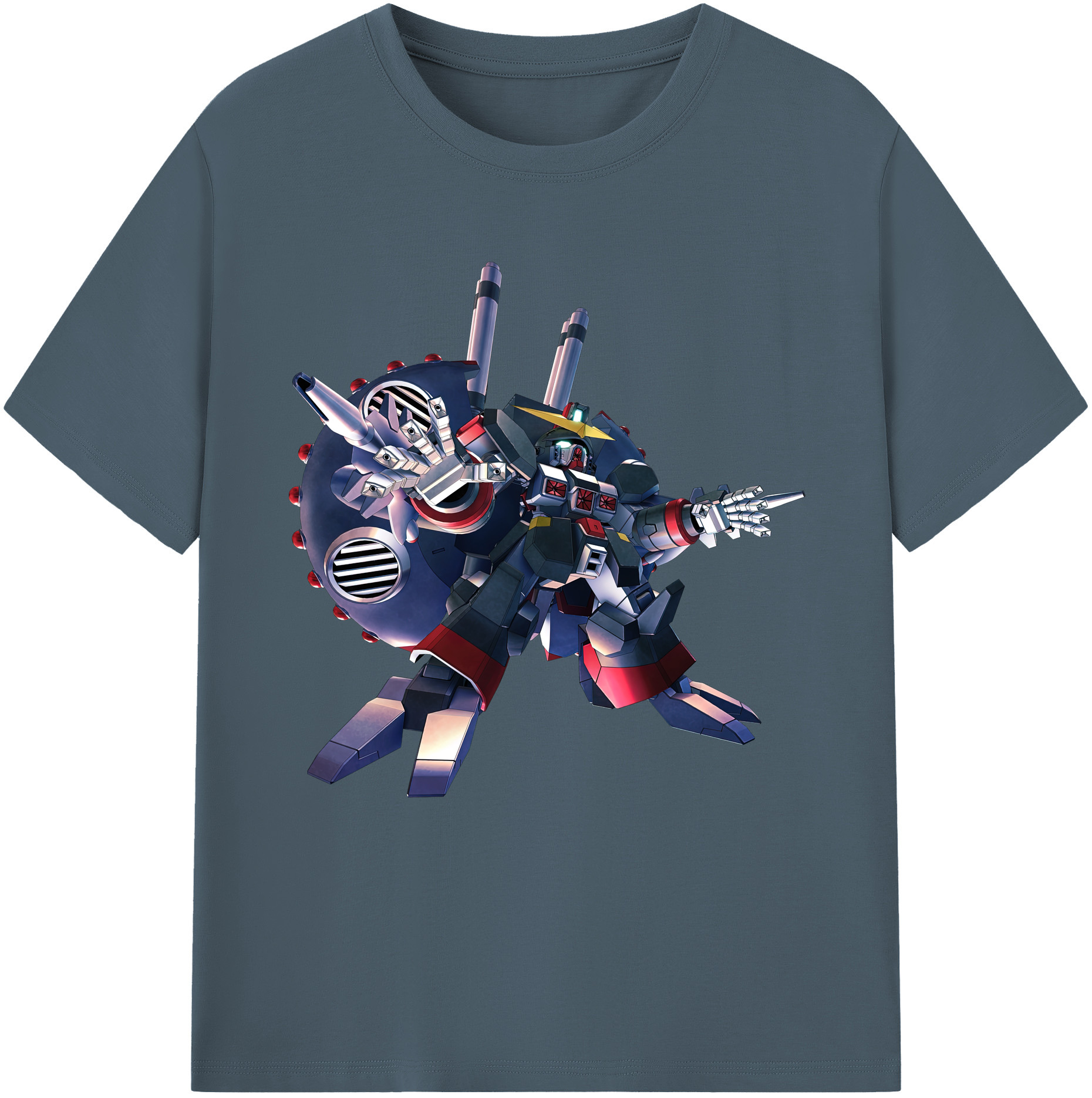 （画像用） 機動戦士ガンダム Mobile Suit Gundam 綿100％半袖Tシャツ（フロントプリント）